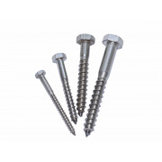 Шуруп для дерева с шестигранной головкой | Сталь | DIN 571