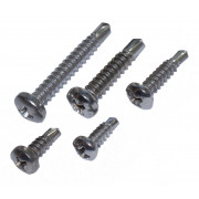 Саморез с полукруглой головой (со сверлом по металлу) | Нерж. сталь (А2 / А4) | DIN 7504N