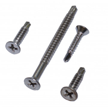 Саморез с потайной головкой (со сверлом) | Нерж. сталь (А2 / А4) | DIN 7504P
