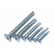 Саморез с потайной головкой (со сверлом по металлу) | Сталь | DIN 7504P