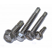 Саморез с шестигранной головкой (со сверлом) | Сталь | DIN 7504K