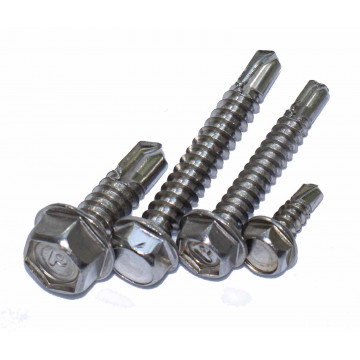Саморез с шестигранной головкой (со сверлом) | Сталь | DIN 7504K