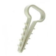 Дюбель - елочка для плоского кабеля | Полипропилен