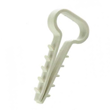 Дюбель - елочка для плоского кабеля | Полипропилен