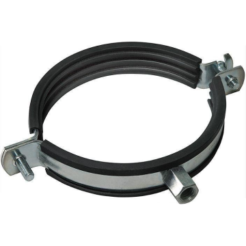 Хомут вентиляционный с виброгасителем и гайкой | Сталь