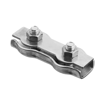 Зажим для троса, двойной | Сталь