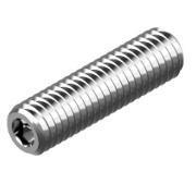 Винт установочный с плоским концом | Сталь | DIN 913