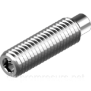 Винт установочный с цилиндрическим концом | Сталь | DIN 915